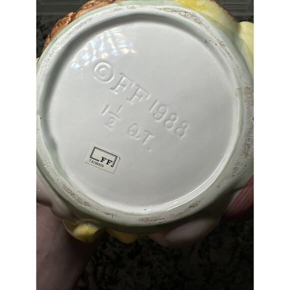 Calypso Fruit by Fitz & Floyd Rare 1988 - 1.5 Quart Pitcher - Picture 10 of 10